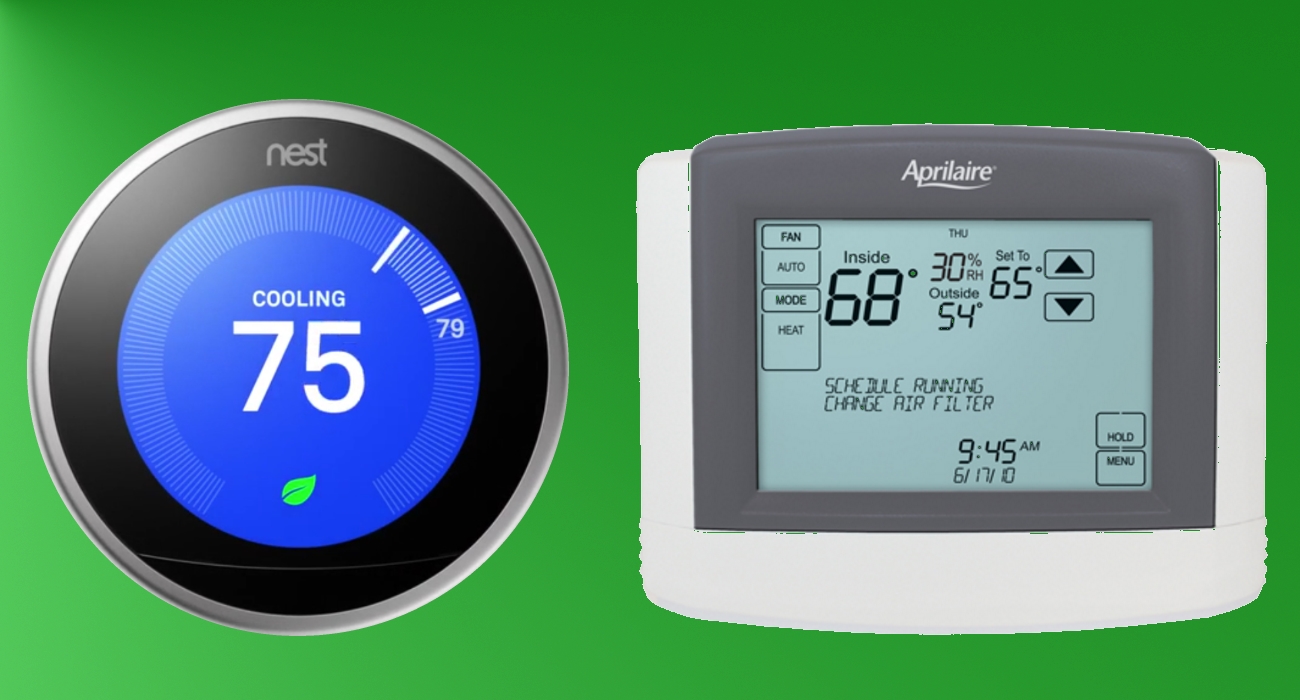 Nest and Aprilaire both offer new levels of thermostat control
